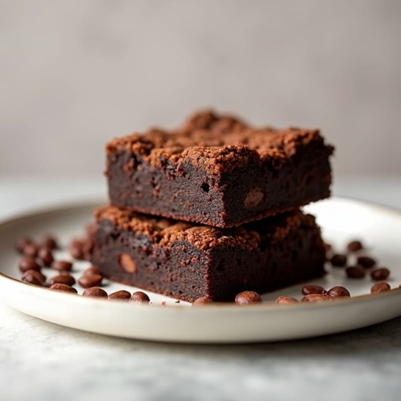 Fudgy Black Bean Brownie Squares