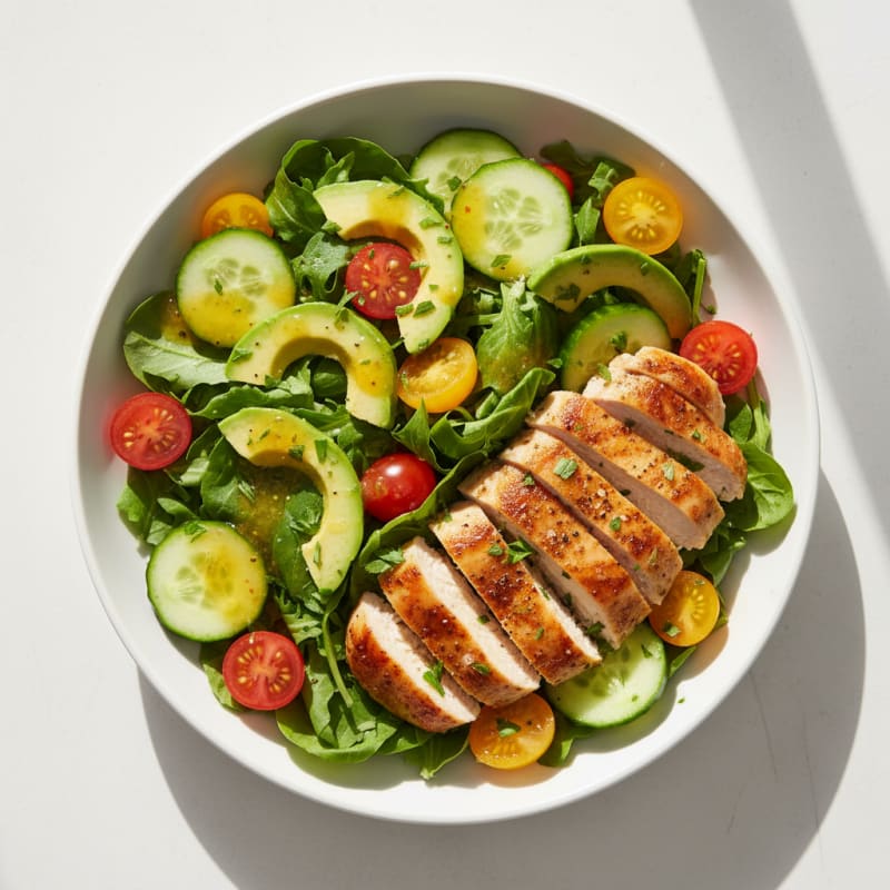 Zesty Lemon Herb Chicken Salad