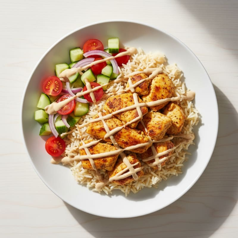 Chicken Shawarma Rice Bowl