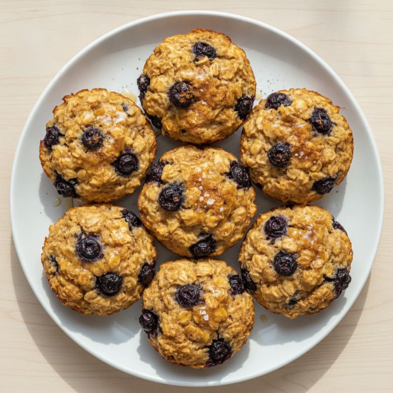 Baked Berry Oatmeal Cups