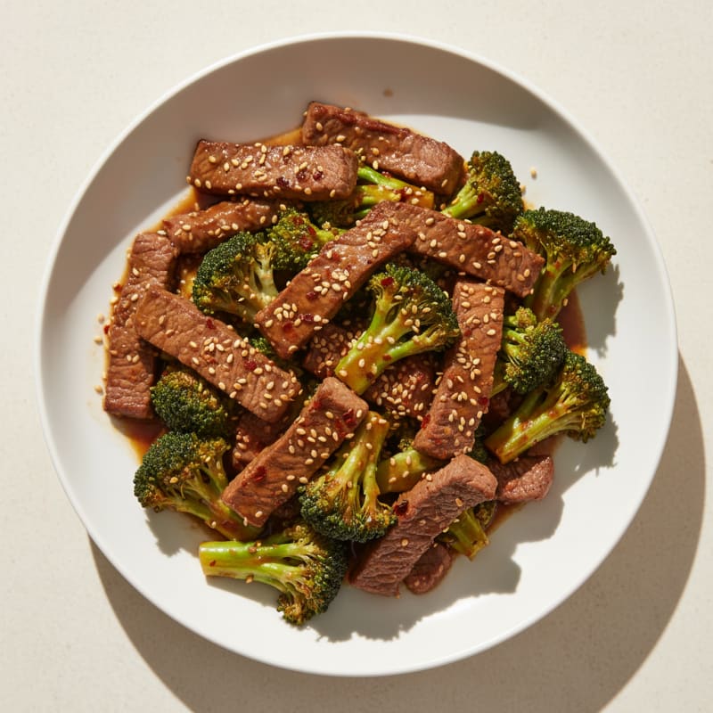 Sesame Beef and Broccoli Stir-Fry