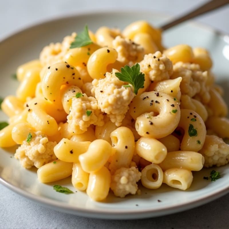 Protein-Packed Cauliflower Mac with Sharp Cheddar