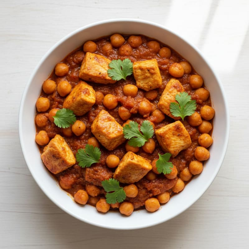 Smoky Spiced Chickpea and Tomato Curry