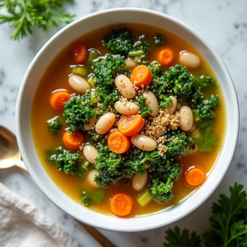Hearty Kale and White Bean Soup