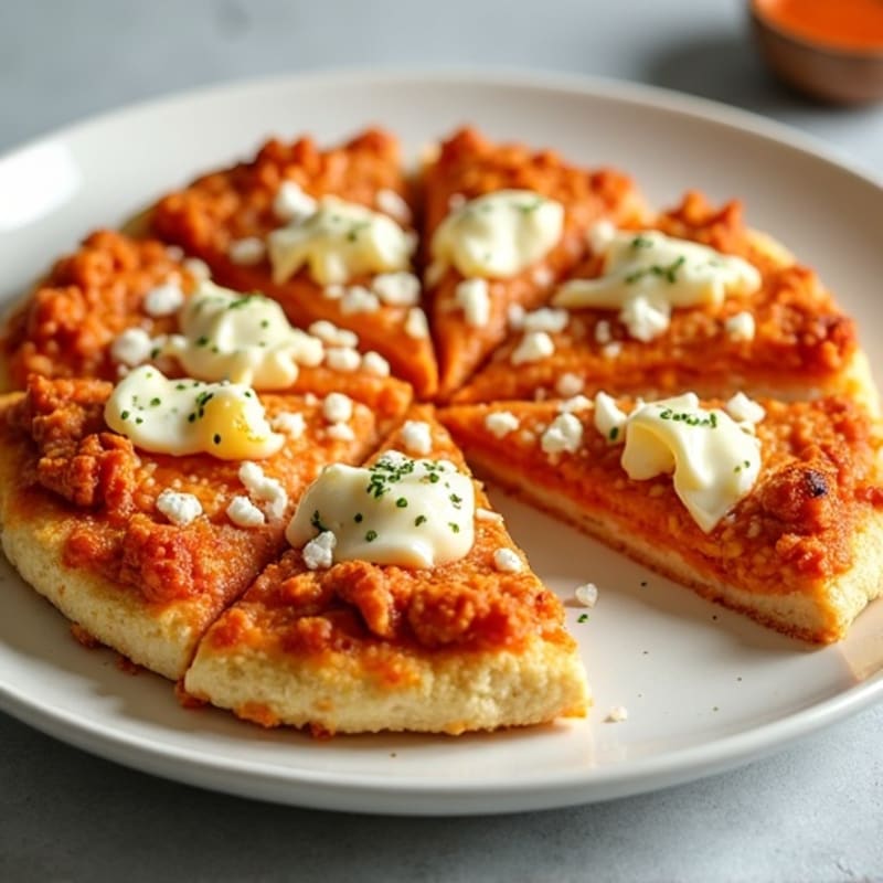 Crispy Buffalo Chicken Pizza