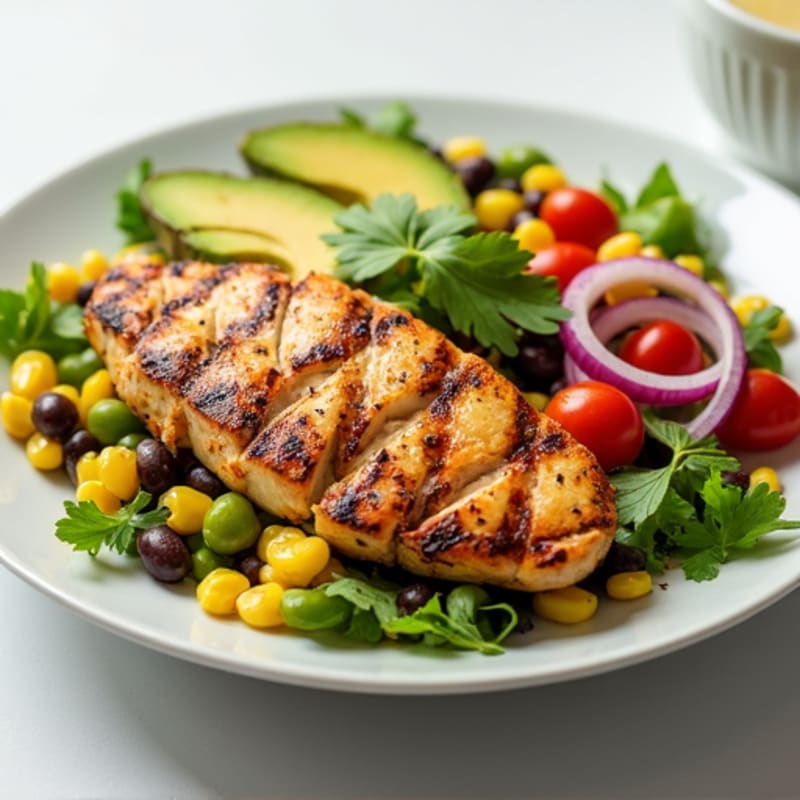 Southwest Grilled Chicken and Corn Salad