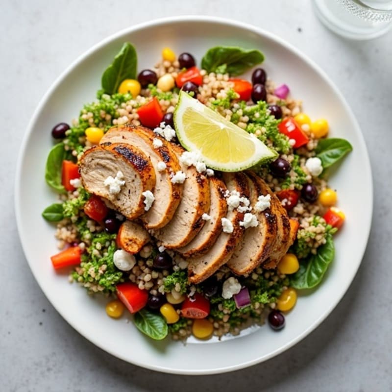 Vibrant Quinoa and Black Bean Salad with Zesty Lime Dressing