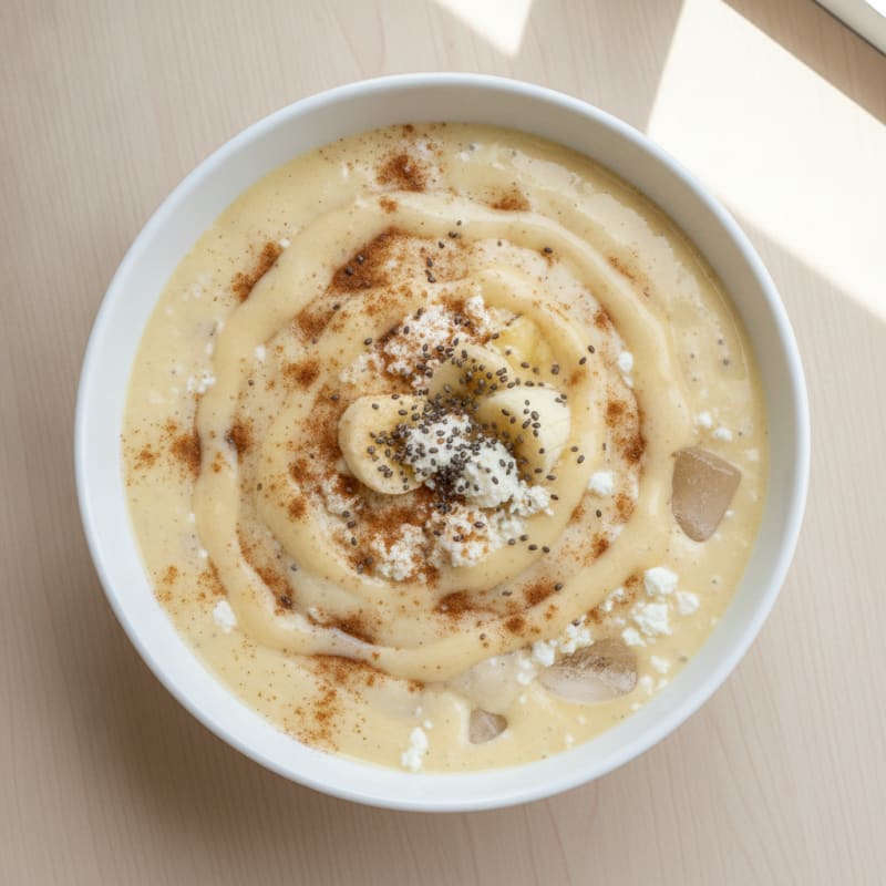 Banana Cottage Cheese Power Smoothie