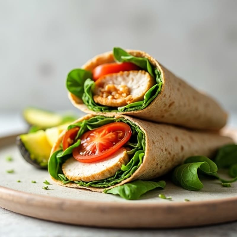 Lean Turkey and Creamy Avocado Wrap