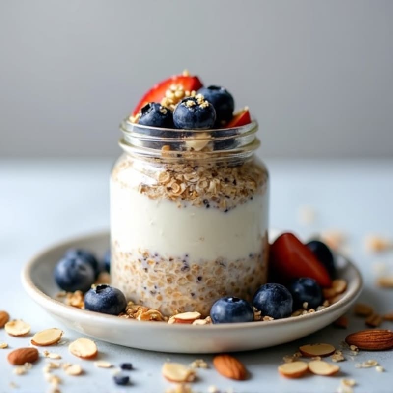 5-Minute Power Protein Overnight Oats
