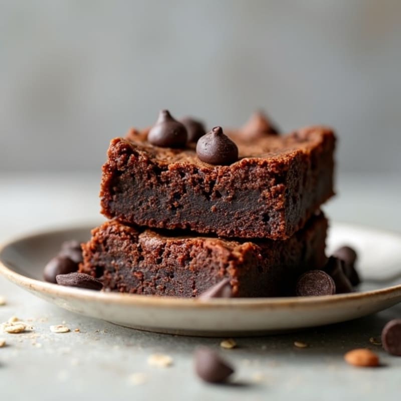 Fudgy Black Bean Brownie Squares