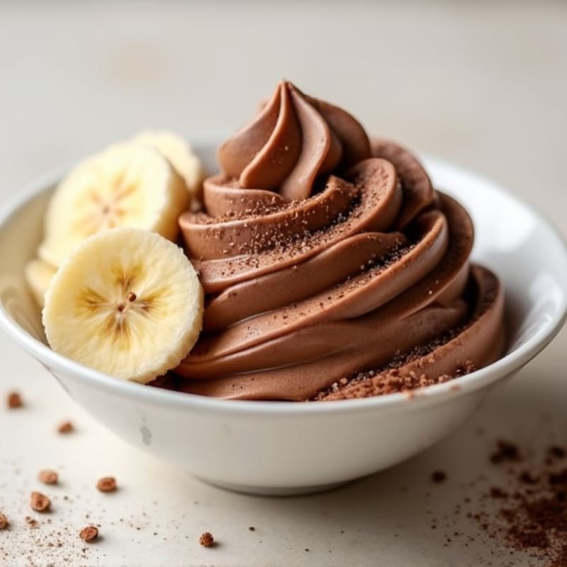 Protein-Packed Chocolate Almond Nice Cream