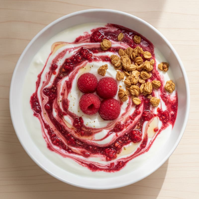 Berry Swirl Greek Yogurt Bowl