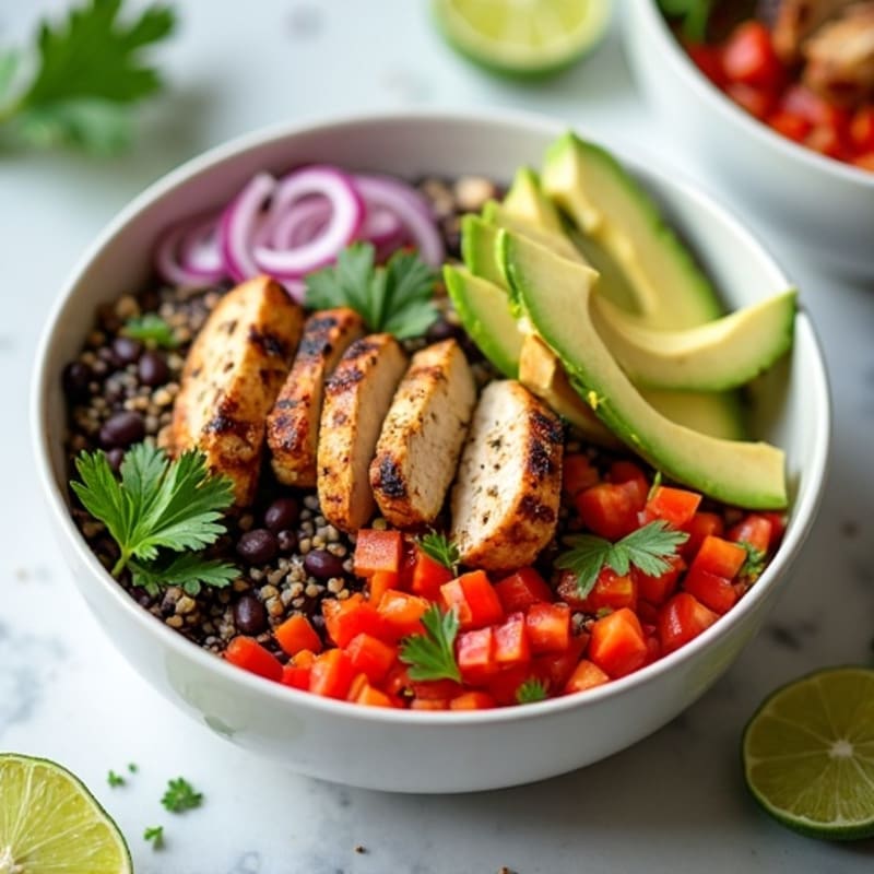 Zesty Lime Quinoa Black Bean Bowl