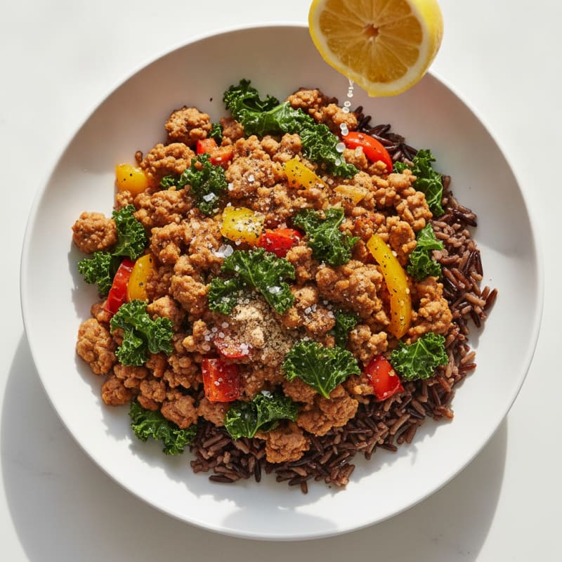 Turkey and Wild Rice Power Bowl