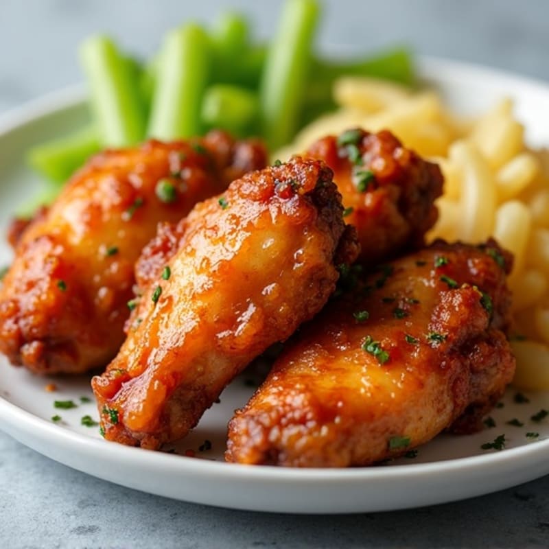 Crispy Baked Honey Garlic Chicken Wings