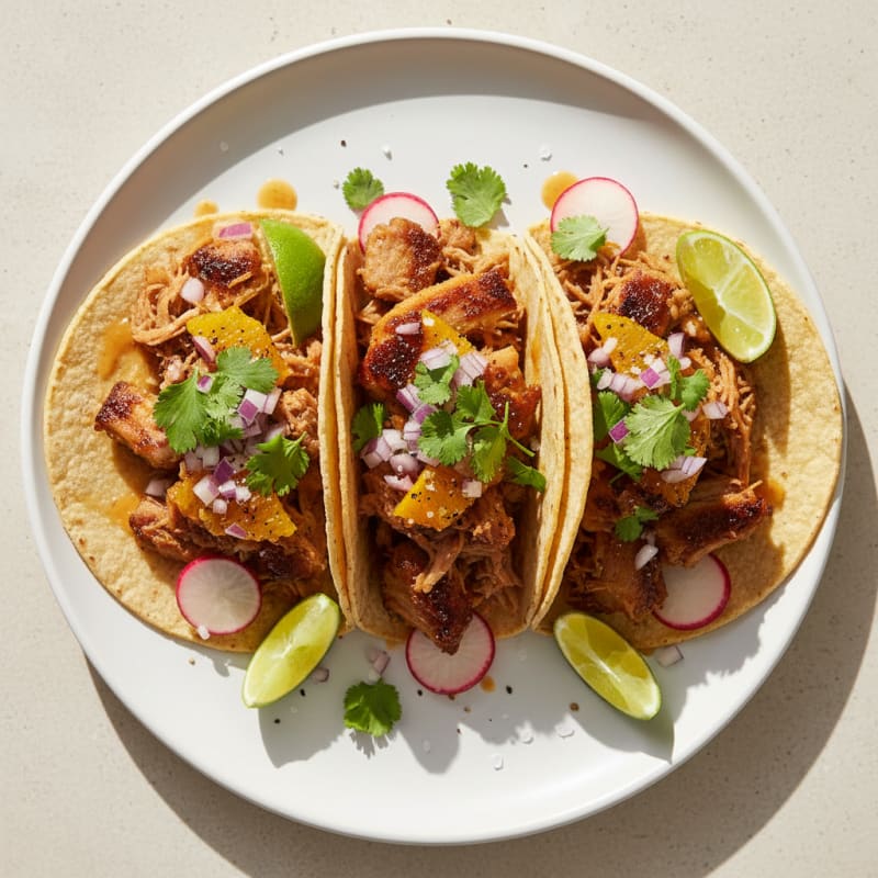 Crispy Slow-Cooked Pork Carnitas Tacos