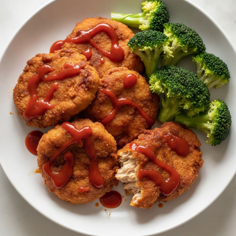 Vegan Fried Chicken with Spicy Maple Glaze