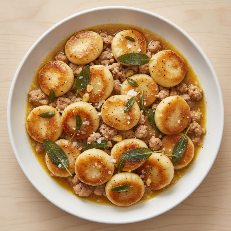 Ricotta Gnocchi with Sage Butter Sauce