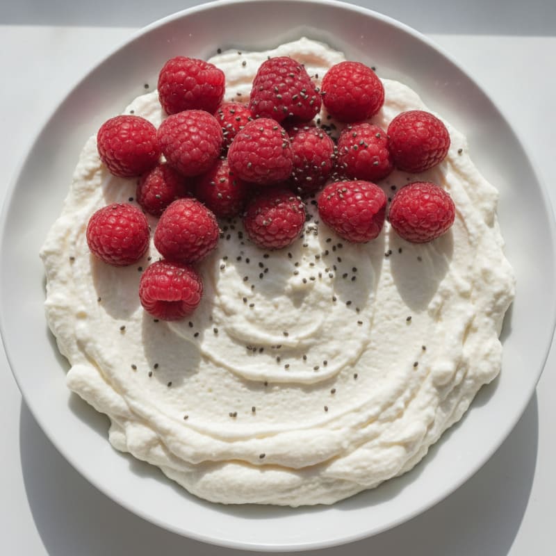 Creamy Greek Yogurt Protein Mousse with Berries