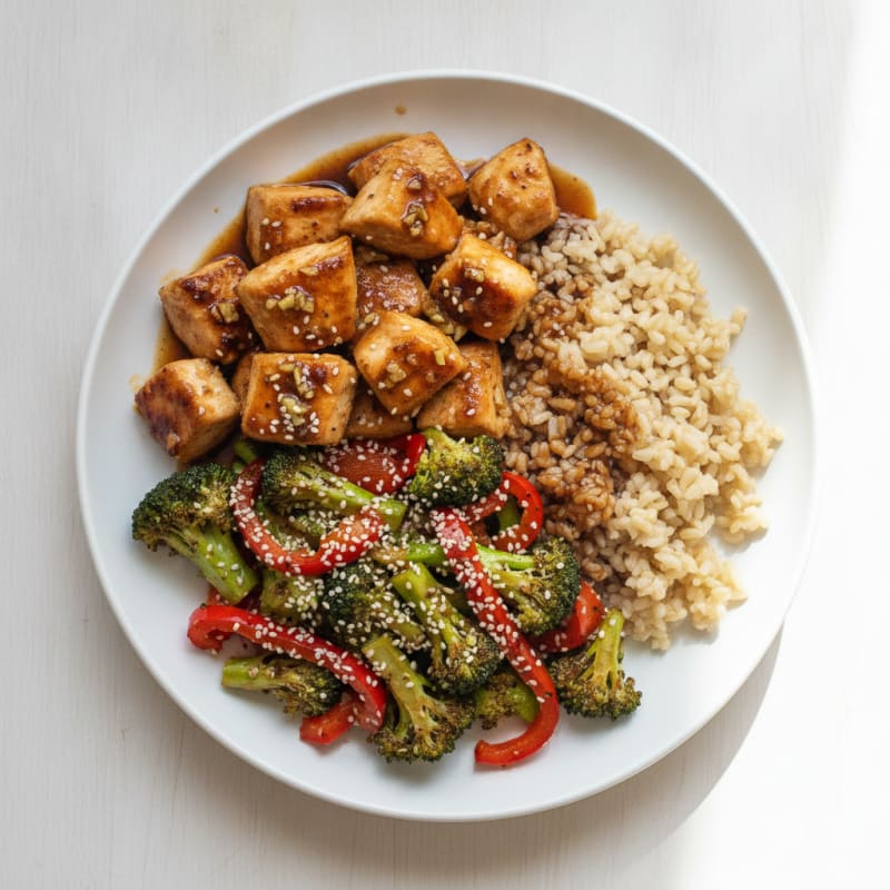 Teriyaki Chicken with Sesame Vegetables