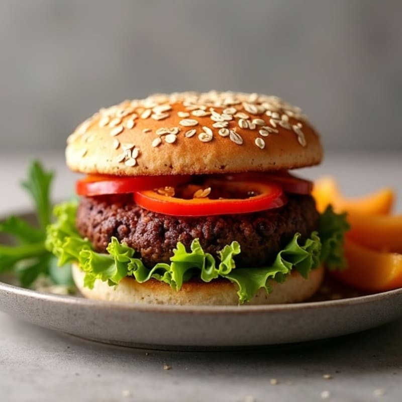 Hearty Smoky Black Bean Burgers