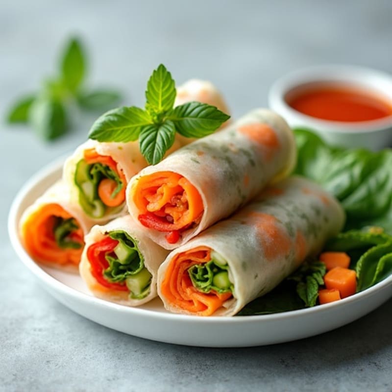 Fresh Tofu Spring Rolls