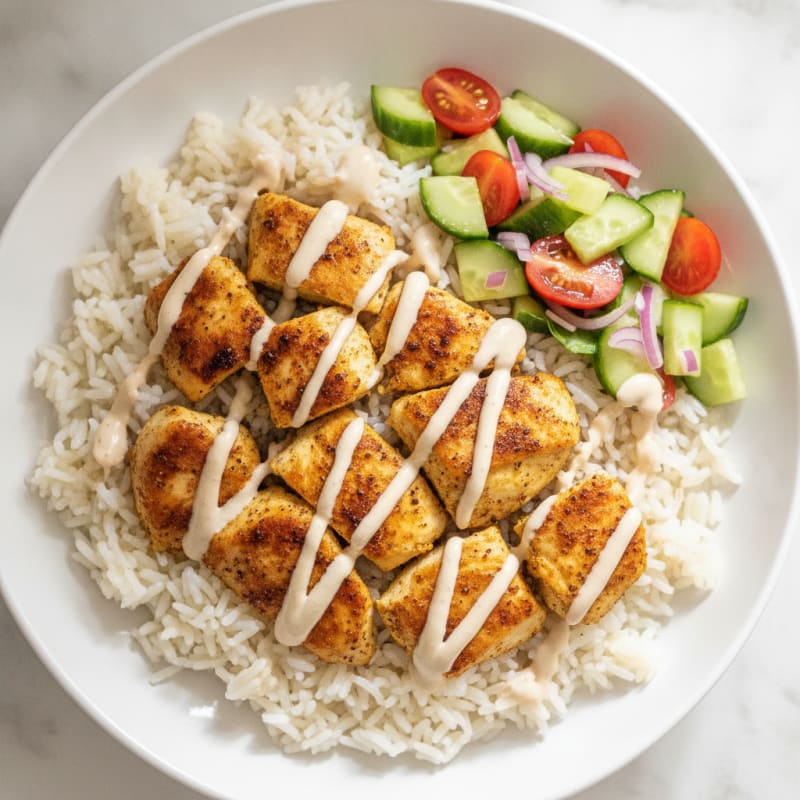 Chicken Shawarma Rice Bowl