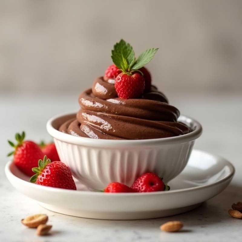 Silky Chocolate Protein Pudding with Greek Yogurt
