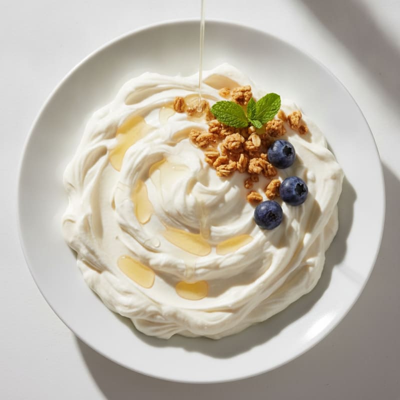 Silky Greek Yogurt with Vanilla Protein Powder