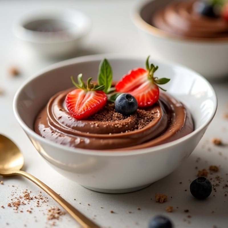 Silky Chocolate Protein Pudding