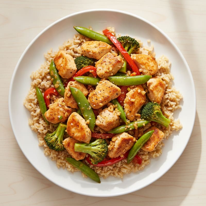 Teriyaki Chicken Stir-Fry with Vegetables