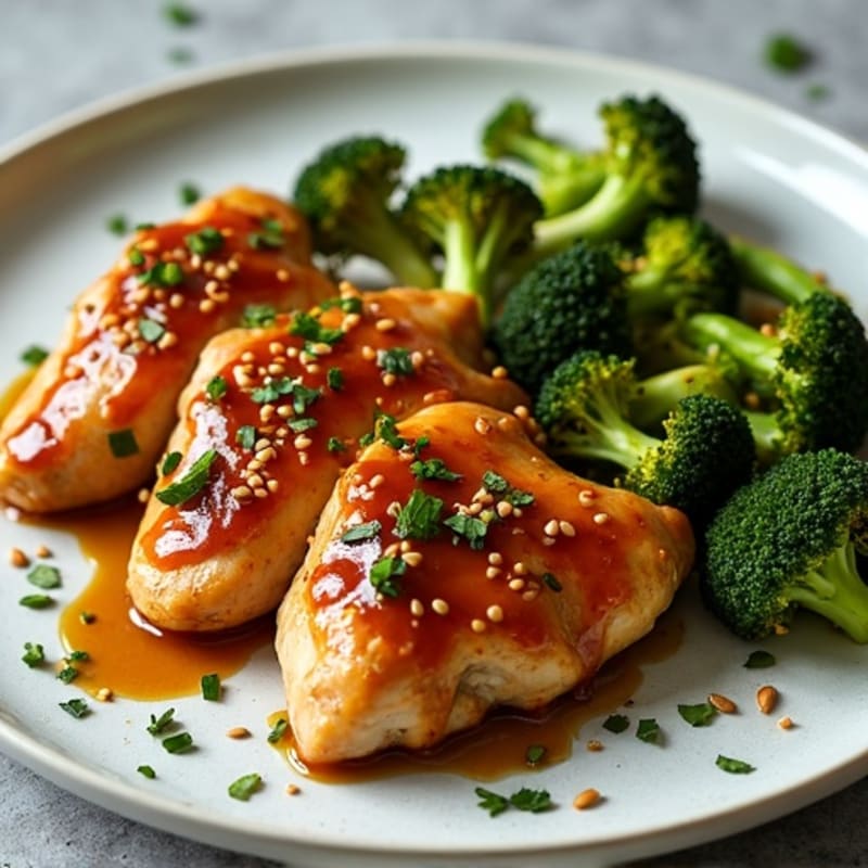 Sheet Pan Teriyaki Chicken with Crisp Roasted Broccoli