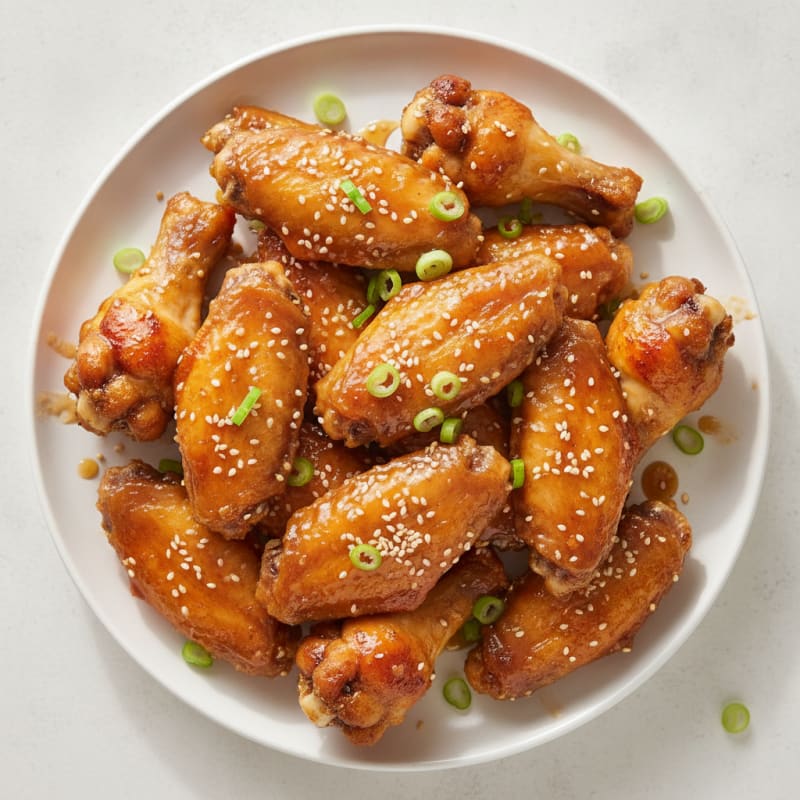 Honey-Garlic Glazed Chicken Wings