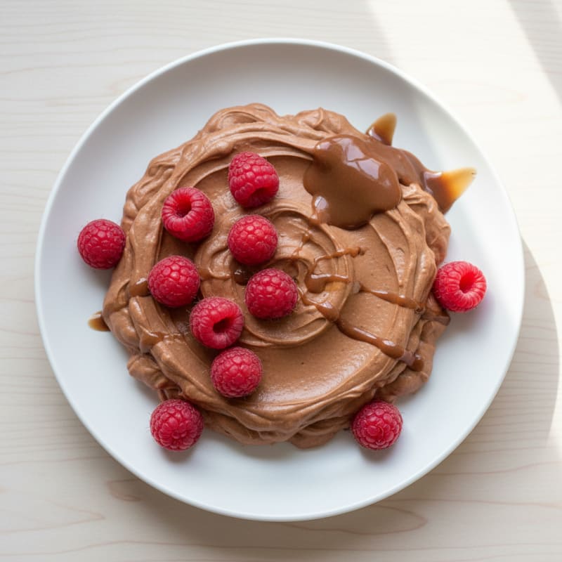Silky Chocolate Protein Pudding with Greek Yogurt