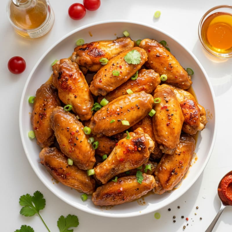 Sweet and Spicy BBQ Chicken Wings