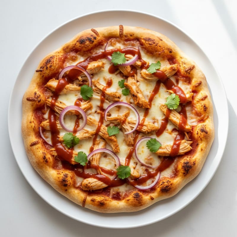 High-Protein BBQ Chicken Pizza