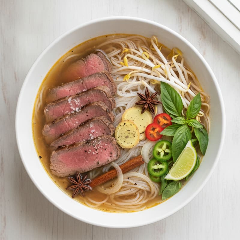 Beef Pho Noodle Soup