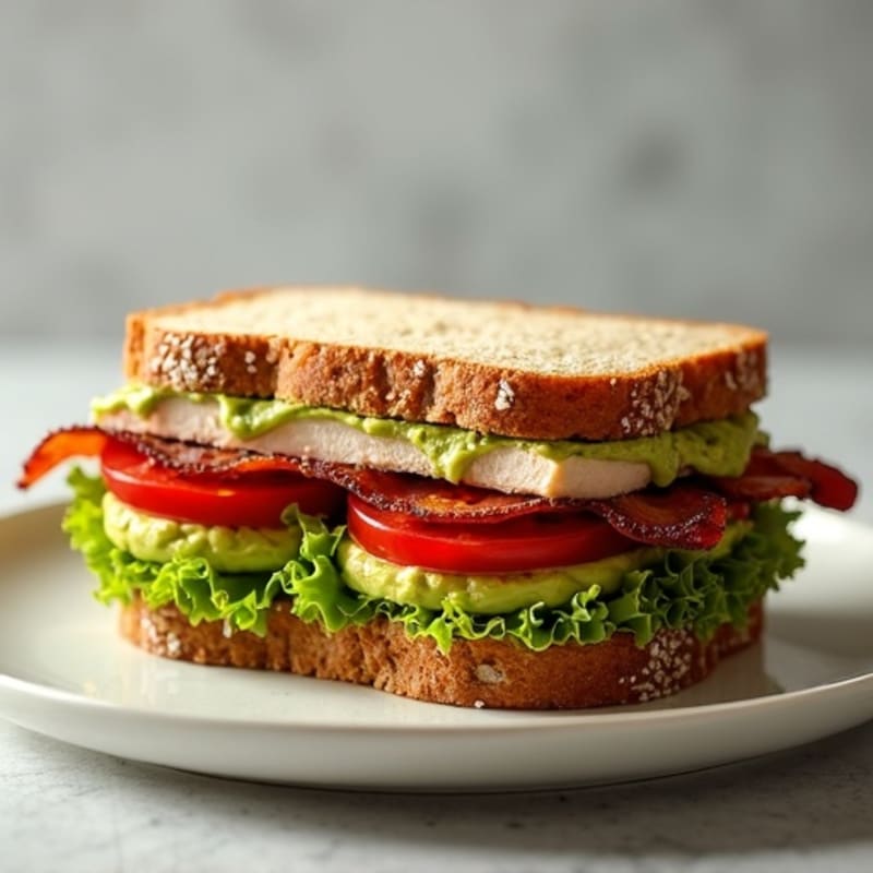 Herb-Roasted Turkey BLT with Avocado Spread