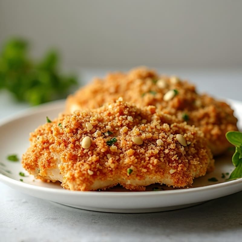 Crispy Almond-Crusted Baked Chicken