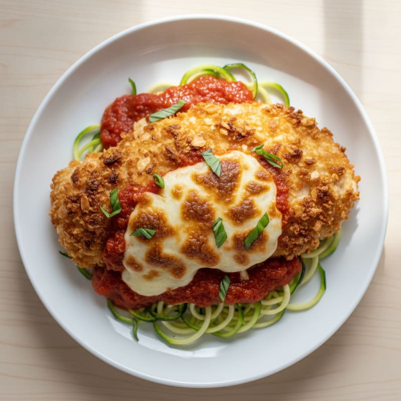 Pan-Fried Chicken Parmesan with Marinara