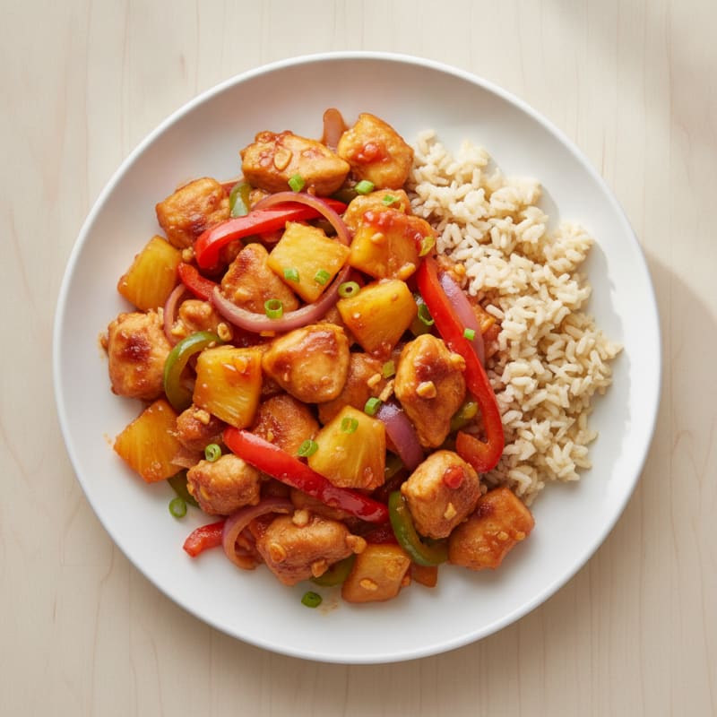 Sweet and Sour Chicken with Pineapple