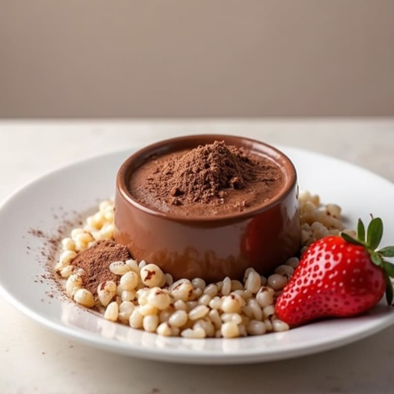 Protein Chocolate Rice Pudding