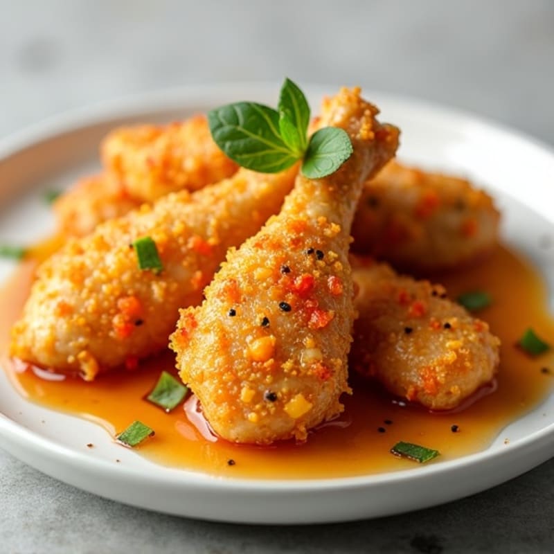 Crispy Air-Fried Orange Chicken