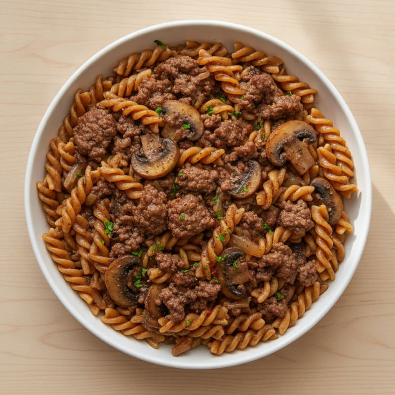 Savory Beef and Noodle Skillet