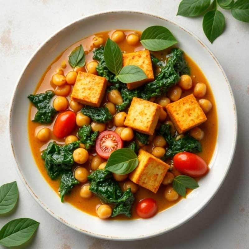 Spiced Chickpea and Spinach Curry
