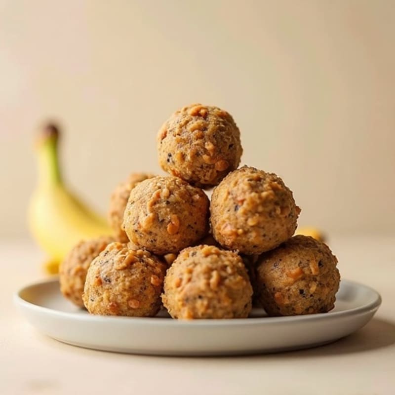 Energizing Almond Butter Banana Protein Bites