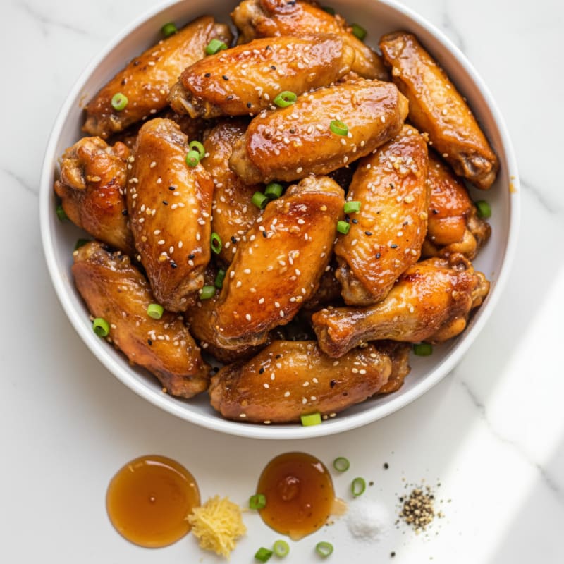 Honey-Garlic Glazed Chicken Wings