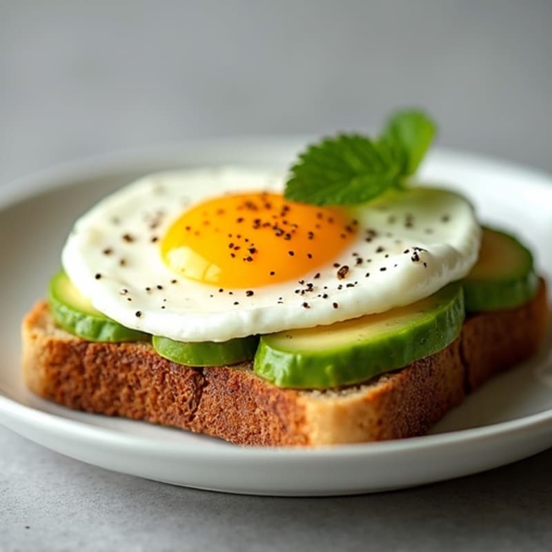 Protein-Packed Avocado Toast with Creamy Cottage Cheese and Fresh Eggs