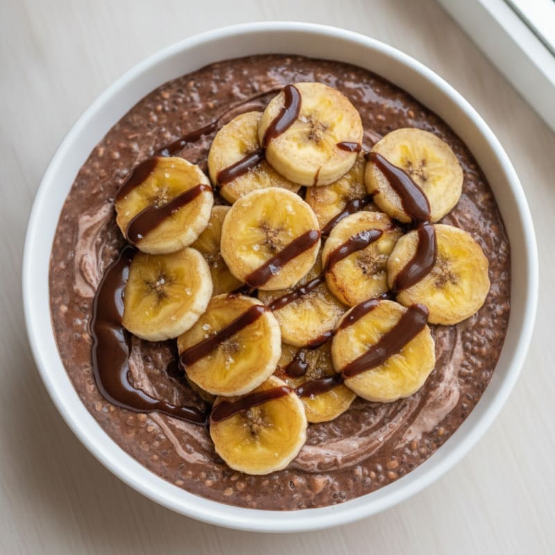 Chocolate Banana Chia Pudding